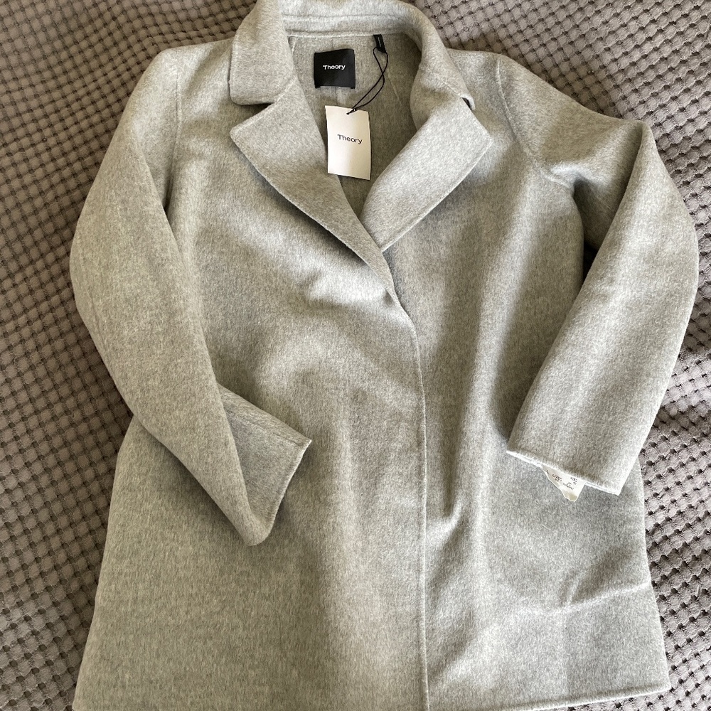 Theory wool and cashmere jacket coat